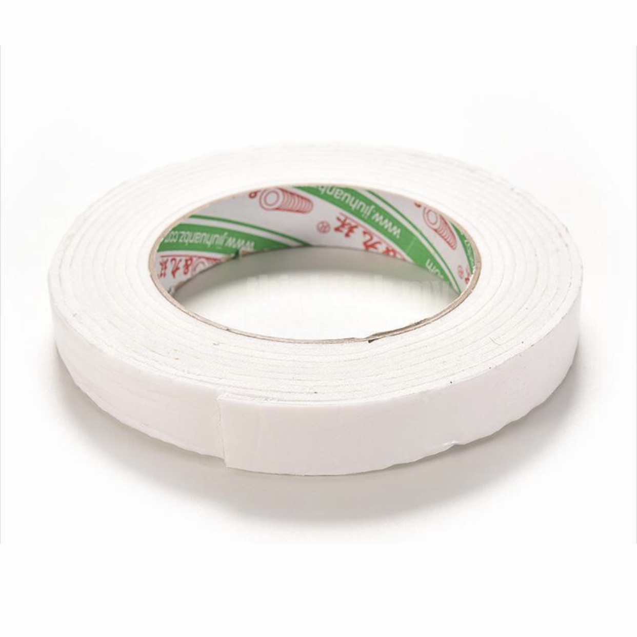 HÀNG LOẠI 1 - Băng dính 2 Mặt xốp trắng Siêu Dính khổ 18mm dài 4.5m 4001