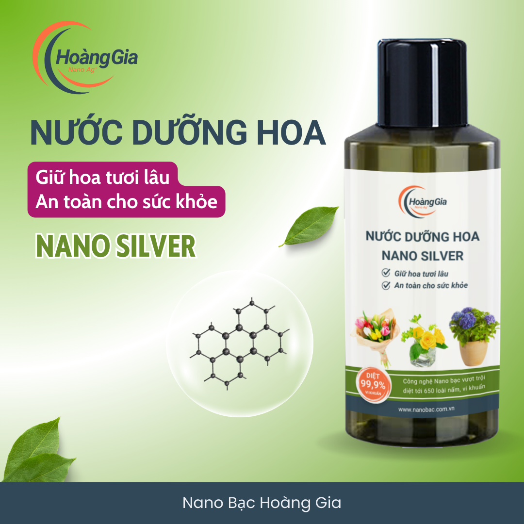 Nước Dưỡng Hoa Nano Silver Hoàng Gia Nano Bạc