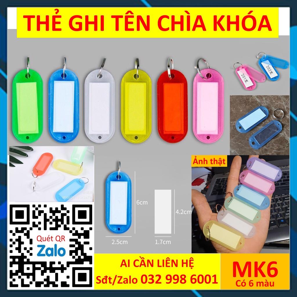 Combo 50MK6 Thẻ Ghi Nhớ Chìa Khóa, Vali, Hành Lý Móc chìa khóa SQ-3308 Key Tag valy magic