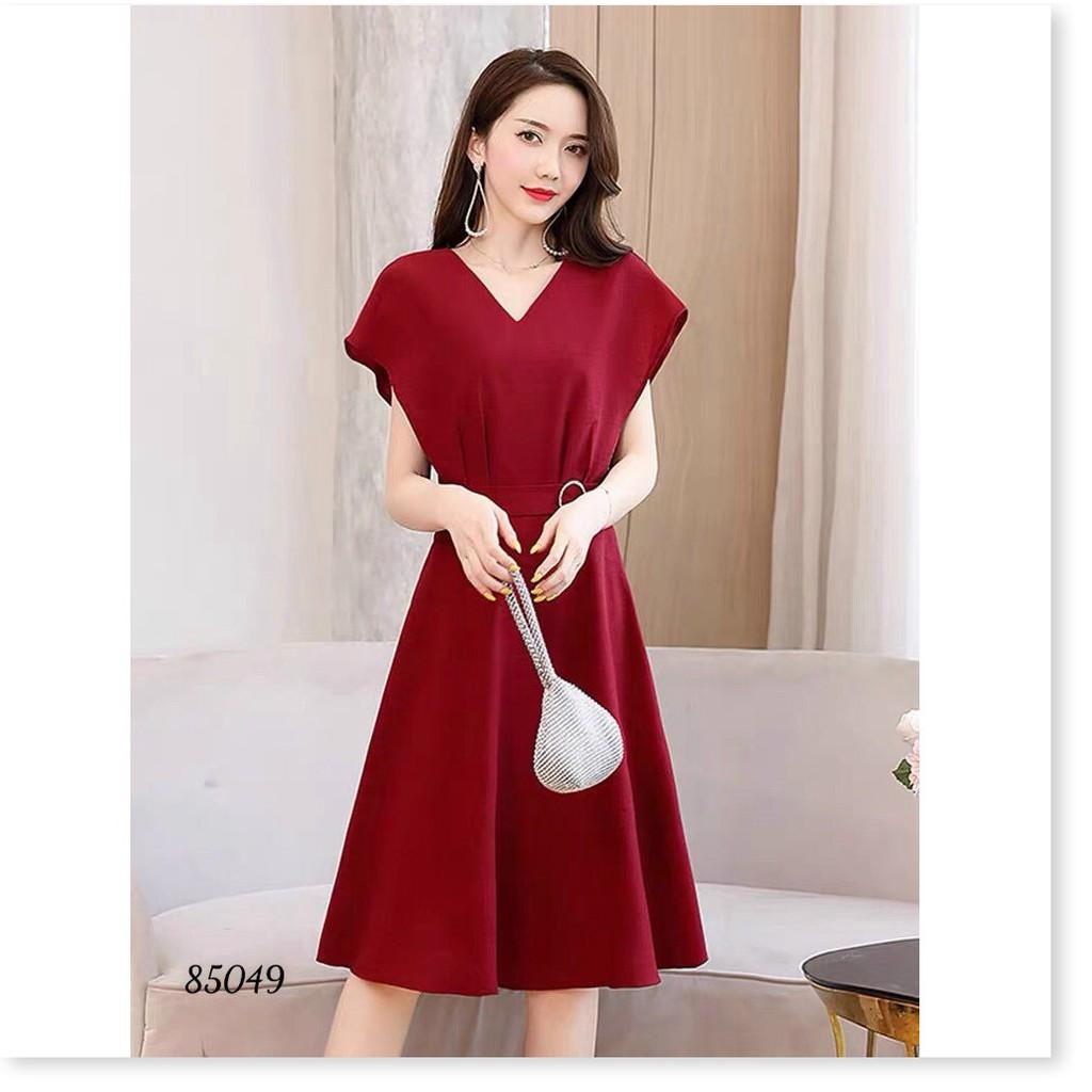 ĐẦM COTTON LẠNH THIẾT KÊ NER LƯNG XINH XẮN,HỌA TIẾT TRƠN NHƯNG KHÔNG KÉM PHẦN SANG TRỌNG LANA FASHION