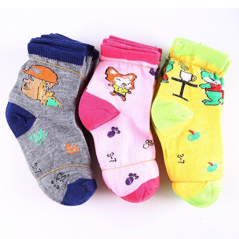 Vớ cotton mềm mại thời trang dành cho trẻ em từ 1-10 tuổi,1-3 years - random color