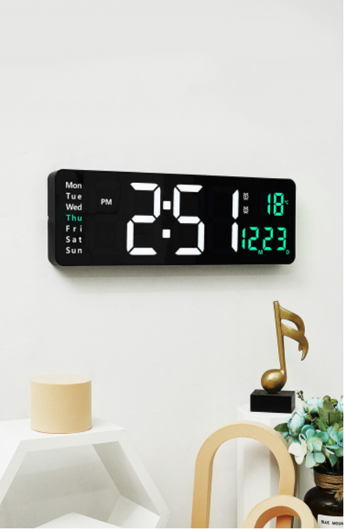 Đồng Hồ Treo Tường DIGI Week (Remote điều khiển từ xa)