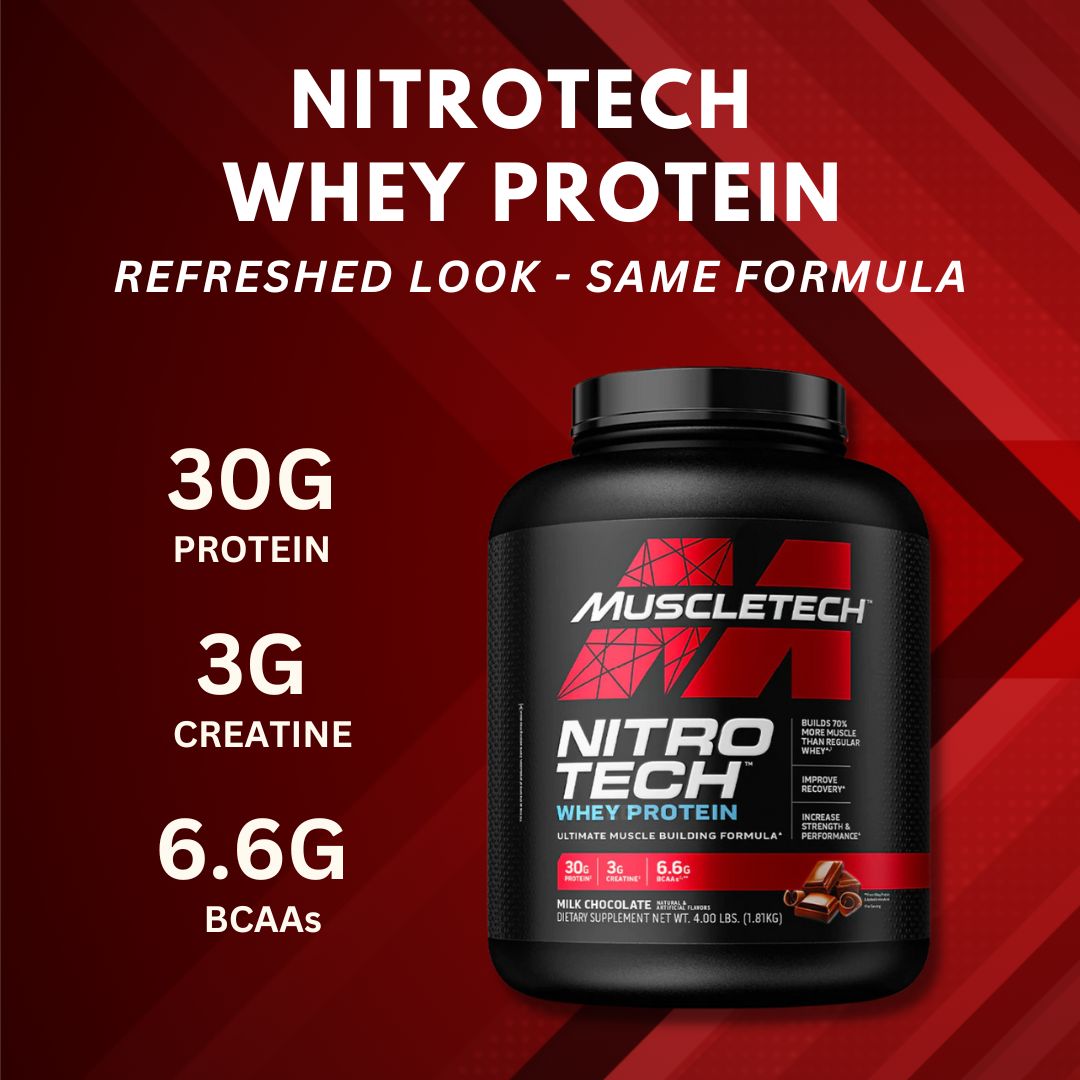 Thực Phẩm Bổ Sung Tăng Cơ Nitrotech Muscletech 4lbs