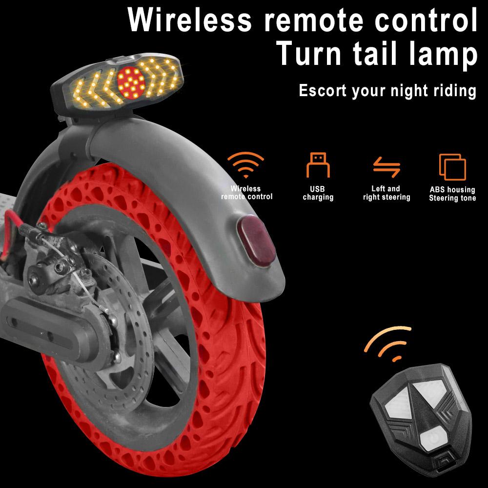 Xe Scooter Biến Tín Hiệu Điều Khiển Từ Xa Không Dây E-Scooter Cho Xiaomi MI3 M365 1S Pro2 Sạc Usb Đèn Led cảnh Báo Color: Light Green