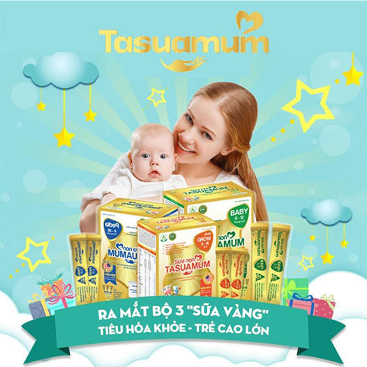 01 HỘP SỮA BỘT CHO BÉ TỪ 0 ĐẾN 12 THÁNG TUỔI SỮA NON TASUAMUM BABY