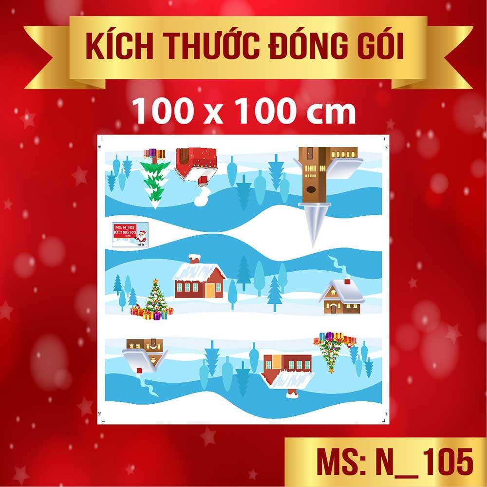 DECAL TRANG TRÍ GIÁNG SINH 2023 COMBO SỐ 70