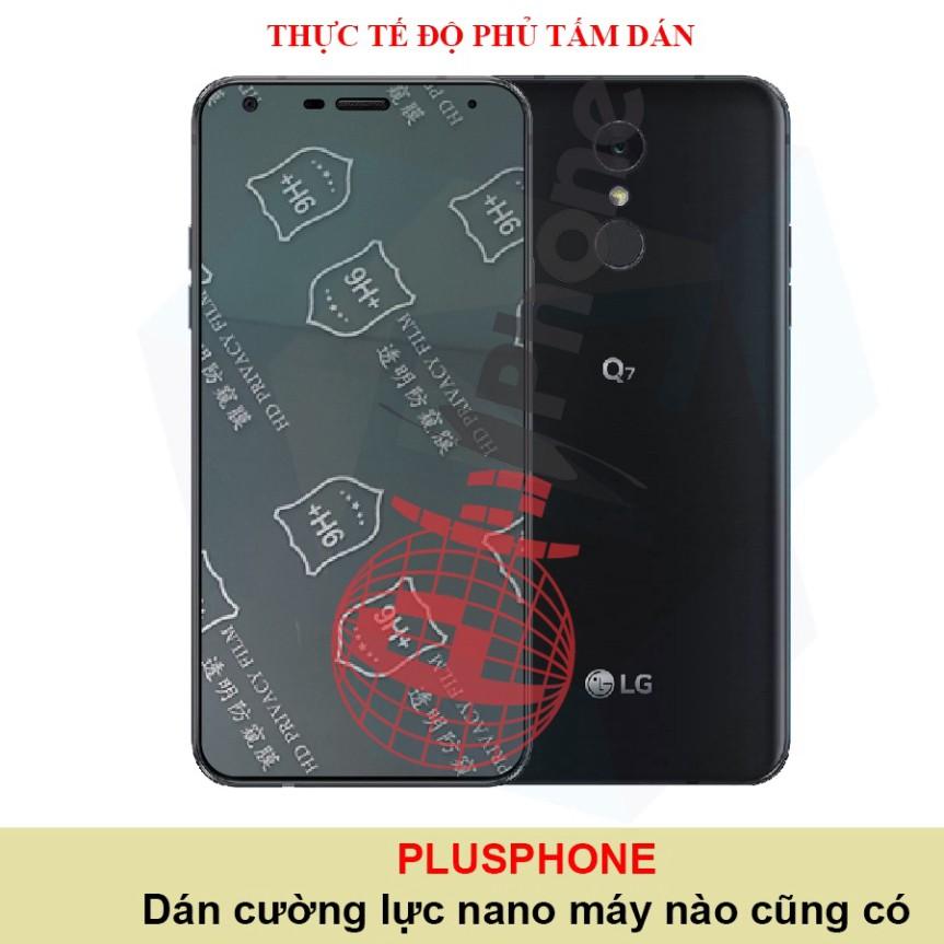 Dán chống nhìn trộm dành cho LG Q7, LG Q7 PLus - Dán cường lực dẻo nano 9H+