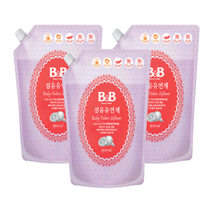 NƯỚC XẢ VẢI DÀNH CHO BÉ HƯƠNG CAM BERGAMOT B&amp;B - 1500ml