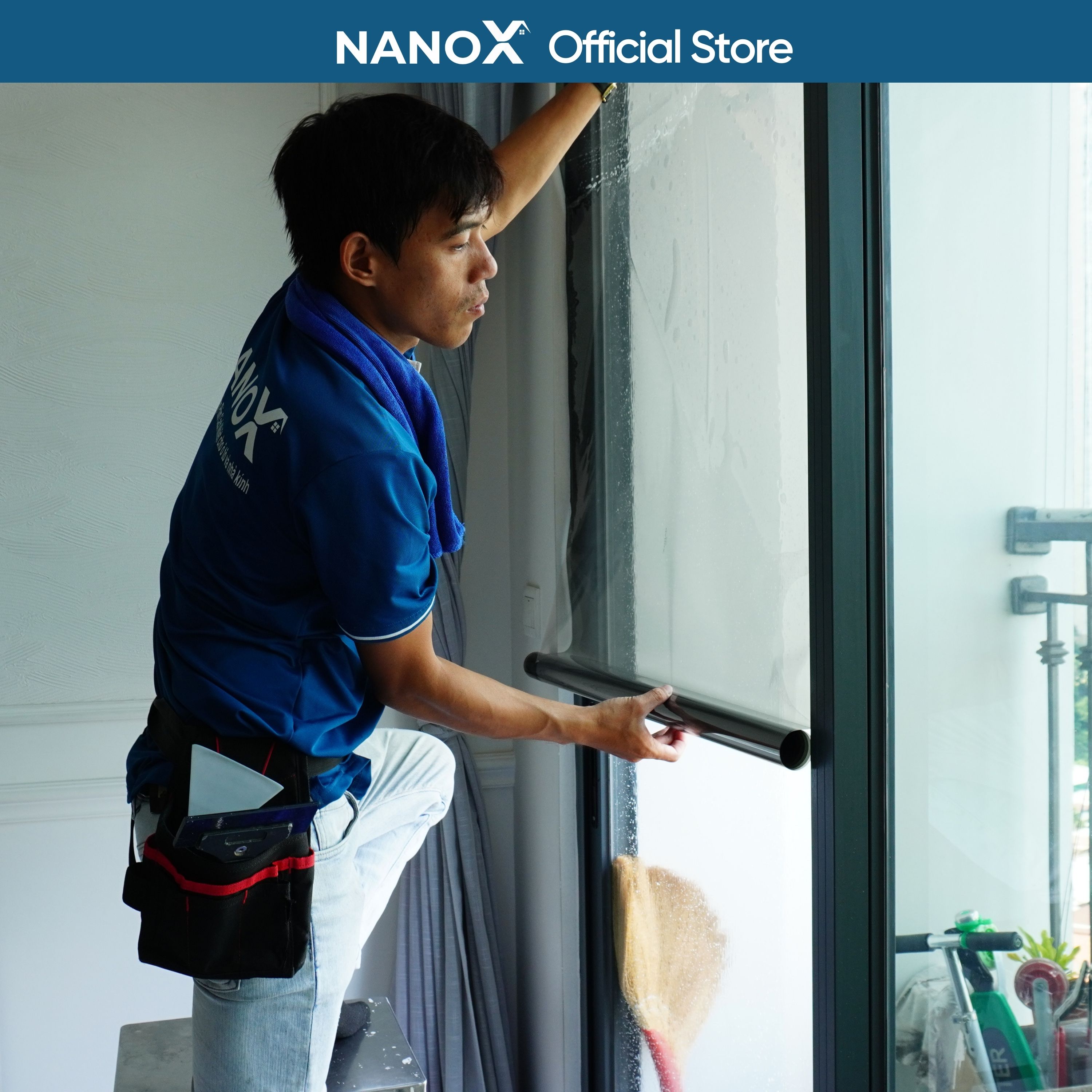 Phim cách nhiệt dán cửa sổ NanoX B30 chống nắng nóng &amp; chống UV mạnh mẽ