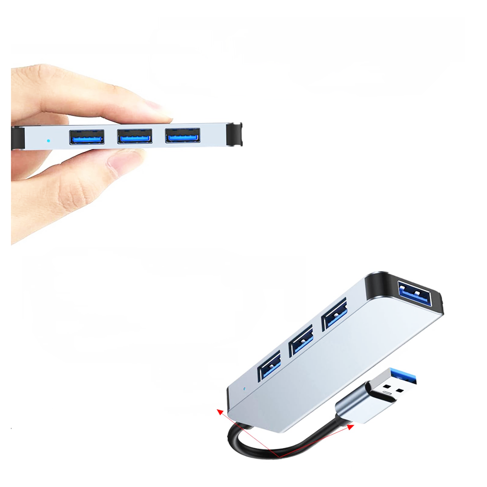 Hub Chuyển Đổi Type C Chính Hãng 4 in 1/5 in 1/ 6 in 1/ 7 in 1 và 8 in 1 | Vỏ Nhôm Cao Cấp | Truyền Tải Nhanh Chóng | Đa Dạng Kết Nối - Hàng Nhập Khẩu