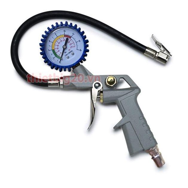 Đồng hồ bơm lốp - 8 Bar, 120 PSI dùng hơi