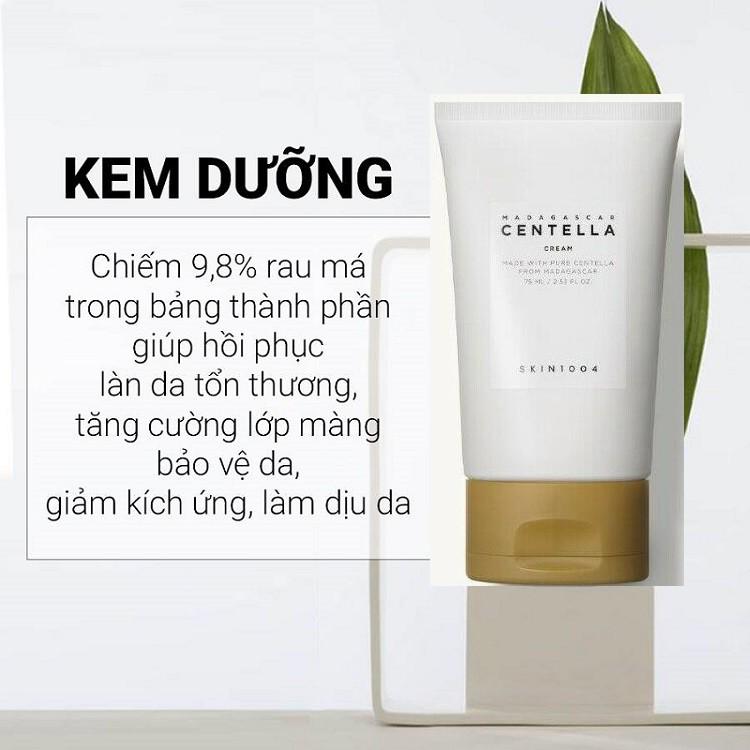 Bộ 4 SP Dịu Da Mụn, Phục Hồi Da Skin1004 Madagascar Centella