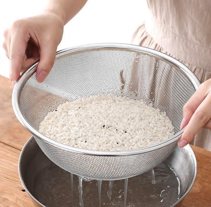 Set bát trộn và rổ lưới inox Wagensteiger hàng chính hãng