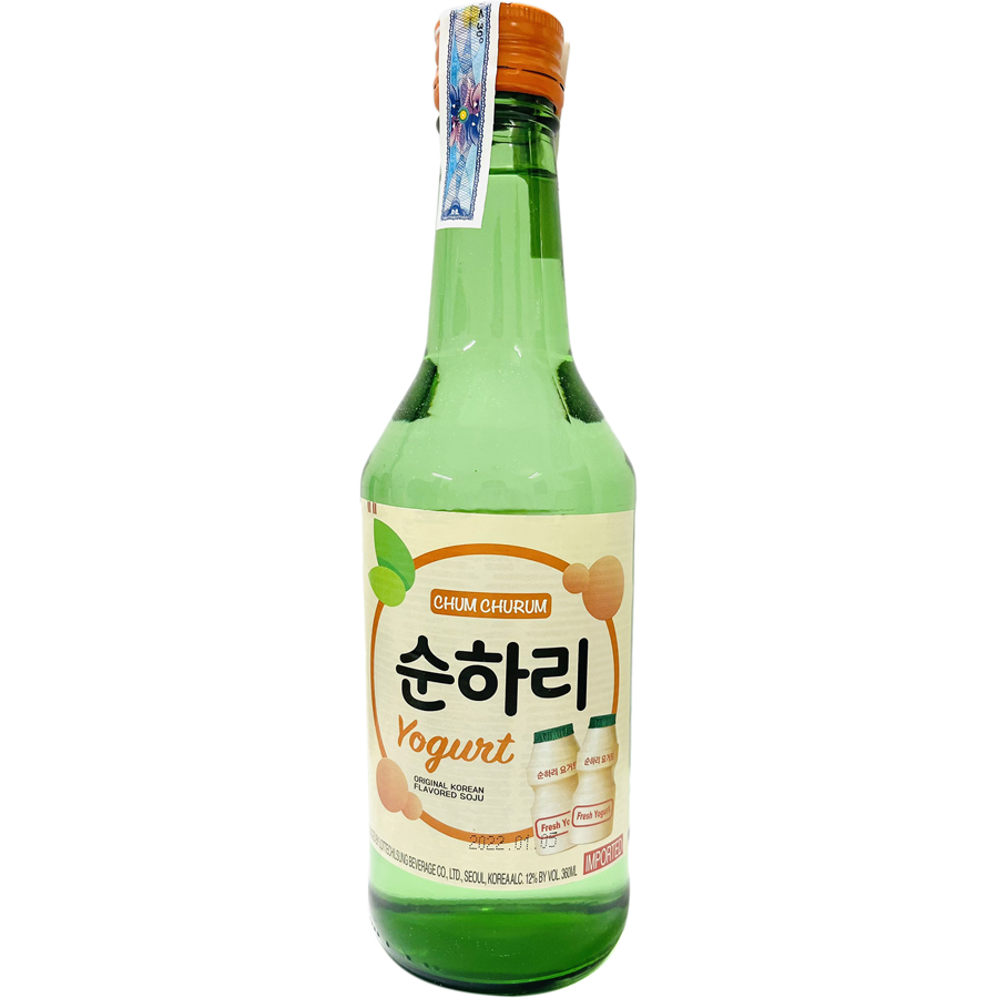 Rượu Chum Churum Soju Vị Sữa Chua 12% 360ml