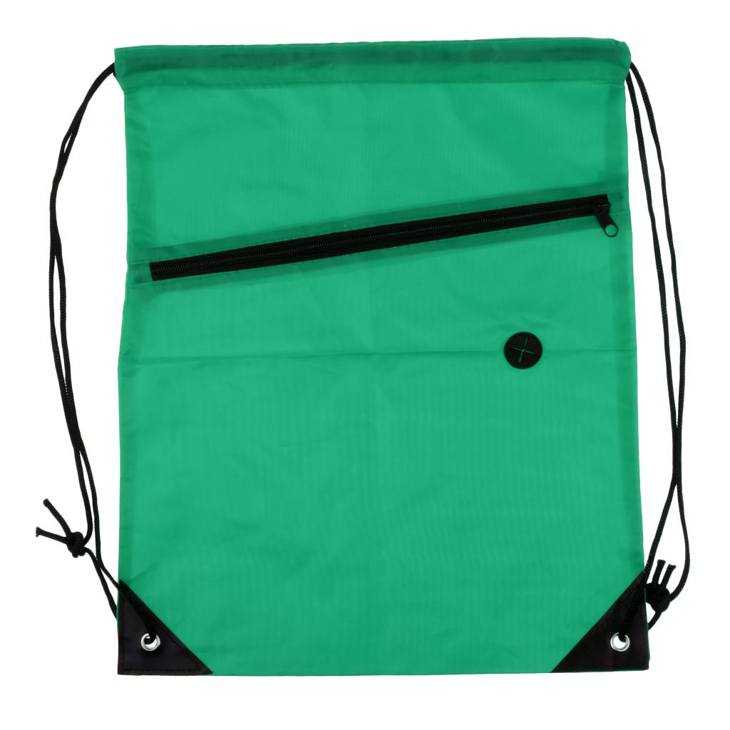 Drawstring Backpack Storage Bag Day Pack Sack for Gym Sport Travel Camping