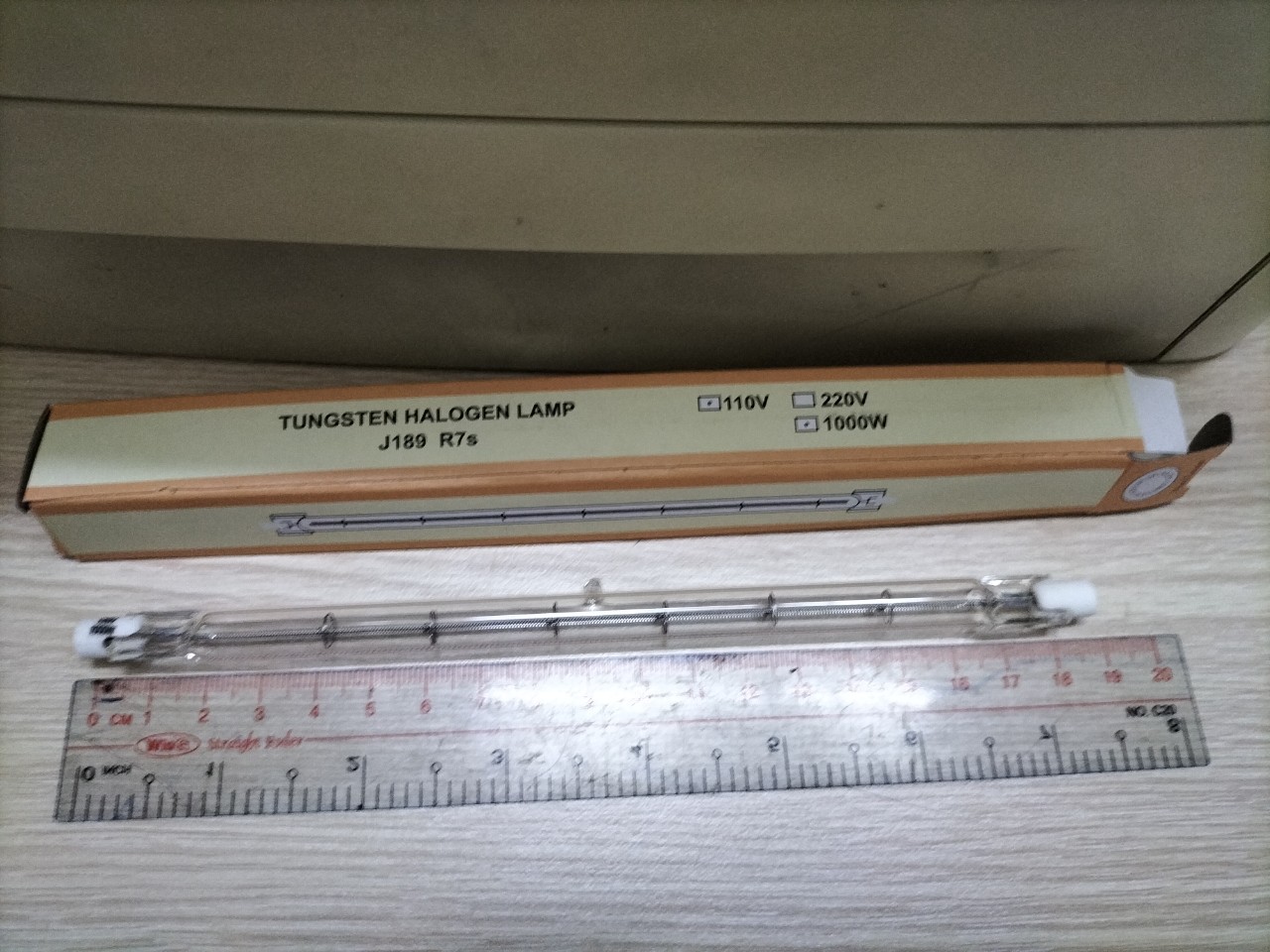 Bóng đèn Halogen cao áp R7S 110V/1000W - Tungsten halogen lamps R7S 110V/1000W