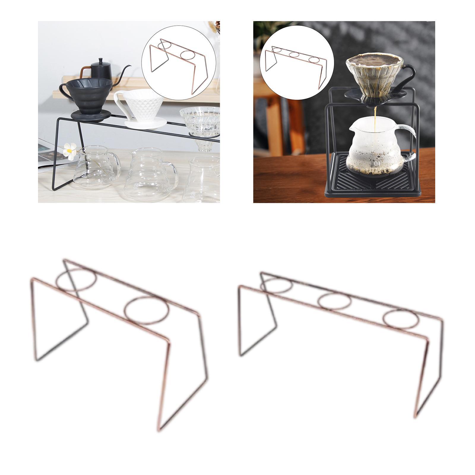 Stainless Steel Coffee Dripper Stand Household Three Hole +Two Hole