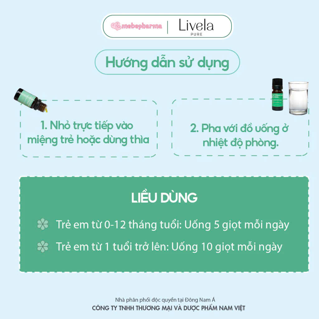 Men vi sinh LACTOBACILLUS REUTERI Bổ sung vi khuẩn có lợi, giảm rối loạn tiêu hoá 5ml