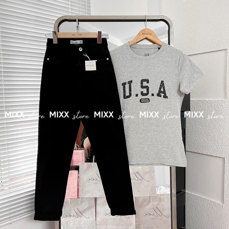 Quần jean nữ Baggy Kem lưng cao chất giãn nhẹ thoải mái phom trẻ trung