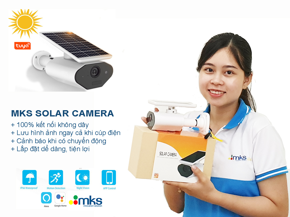 Camera năng lượng mặt trời WIFI tặng kèm tặng thẻ 32G