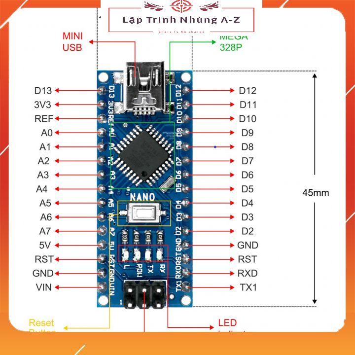 [Lập Trình Nhúng A-Z][121] Arduino Nano V3.0 Atmega328P