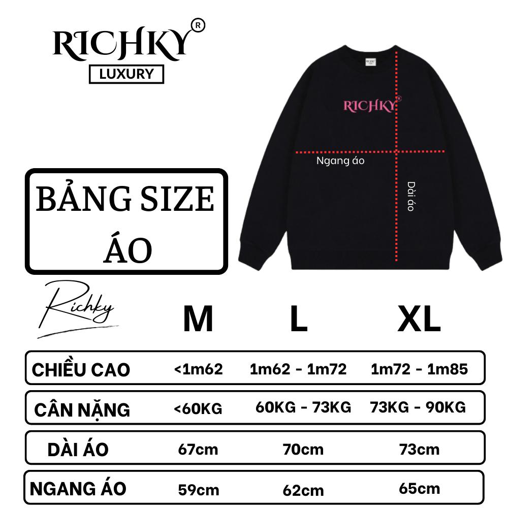 [Mã INBAU300 giảm 10% đơn 250K] Áo Sweater Local Brand Unisex Richky Premium Sweater Maison TB - RKS01