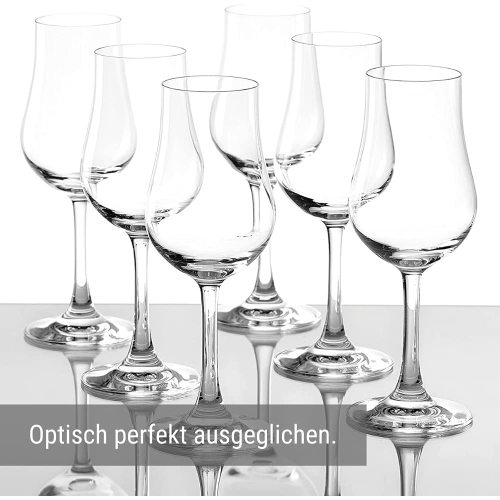 Ly Uống Rượu Mạnh Cổ Điển - Thủy tinh pha lê không chì an toàn - Phù hợp với mọi không gian Bàn Tiệc - Stoelzle Classic Destillate Glass