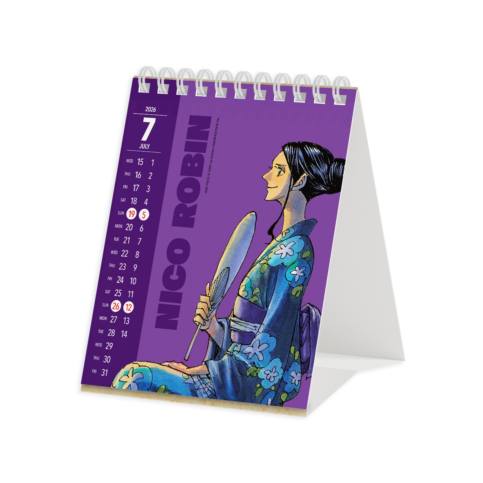 Lịch Để Bàn One Piece 2026