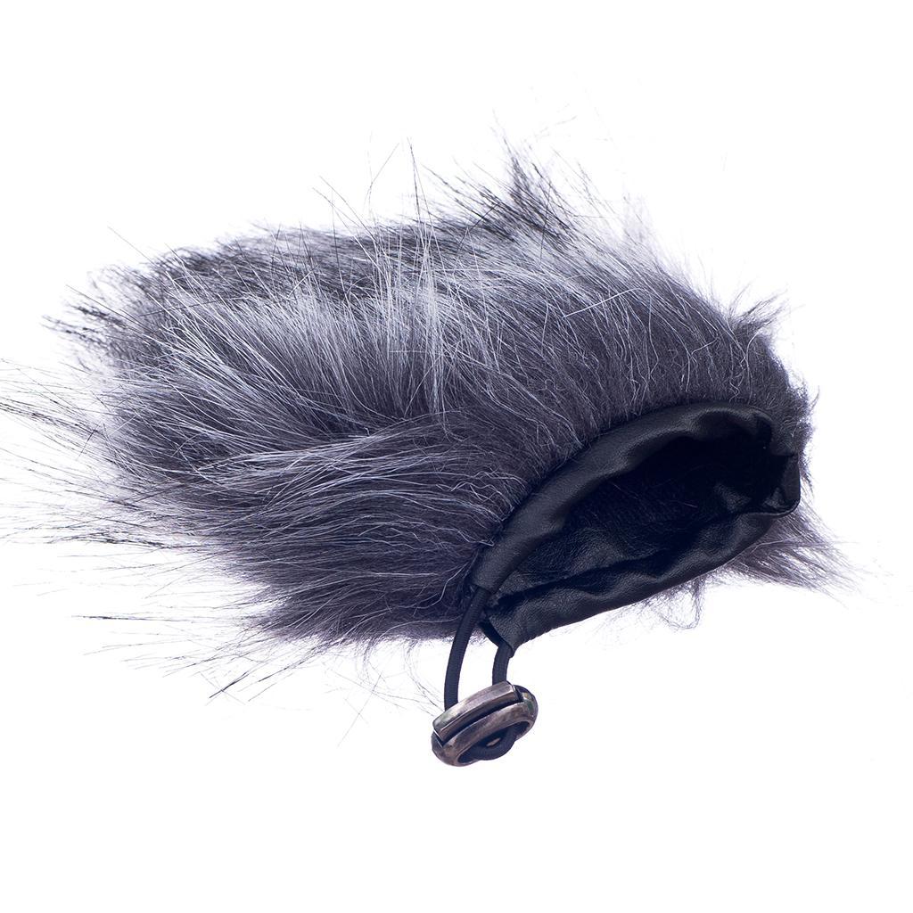 2pcs Mic Furry Windscreen Muff Wind Cover for Lavalier Lapel Microphone
