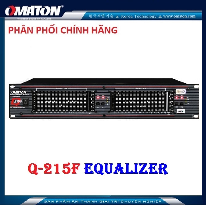 Lọc xì EQ Equalizer OMATON Q215F Chuyên Nghiệp - Hàng chính hãng