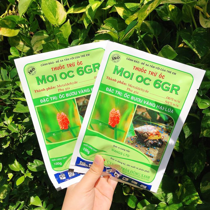 Thuốc Trừ Ốc Mồi Ốc 6GR - thuốc diệt ốc MOI OC-100g