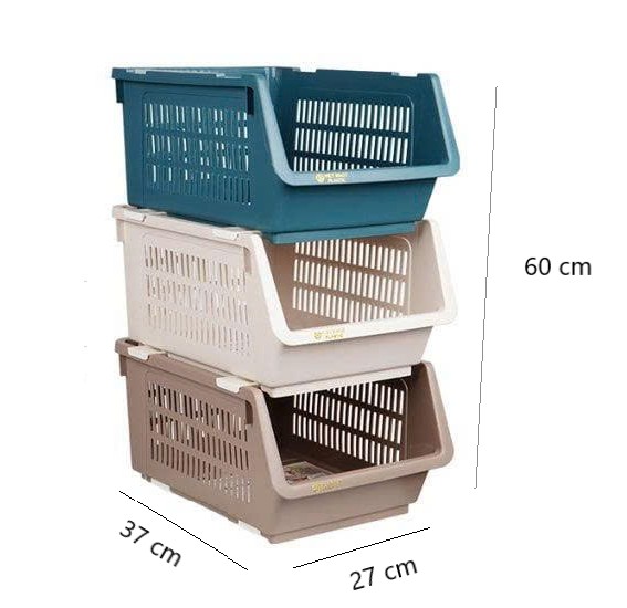 Kệ 3 Tầng Đa Năng Có Bánh Xe – Nhựa Việt Nhật