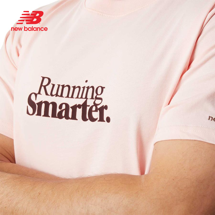 Áo thun thời trang nam New Balance LIFESTYLE T-SHIRT M PINK HAZE - AMT23561PIE