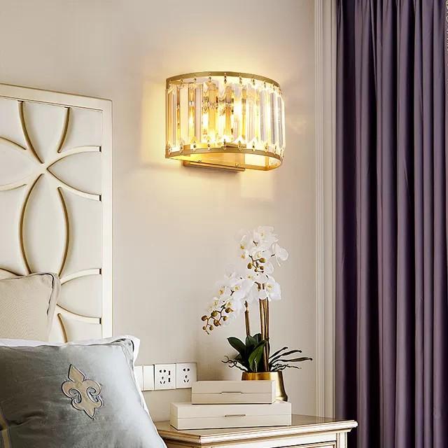 Đèn tường phale bán nguyệt, đèn decor DT1137 kèm bóng led