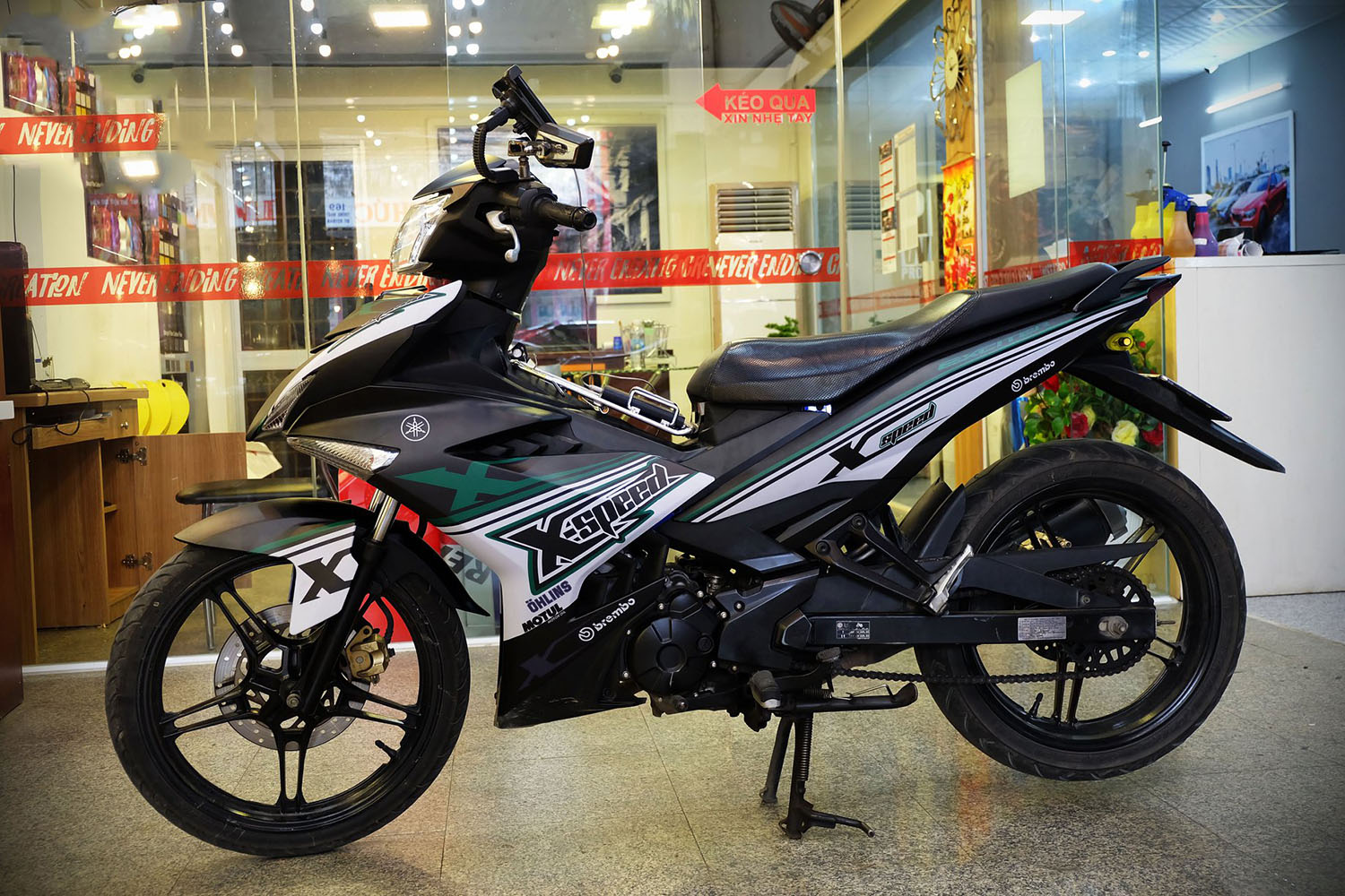 Tem trùm Exciter 150 Green Xspeed