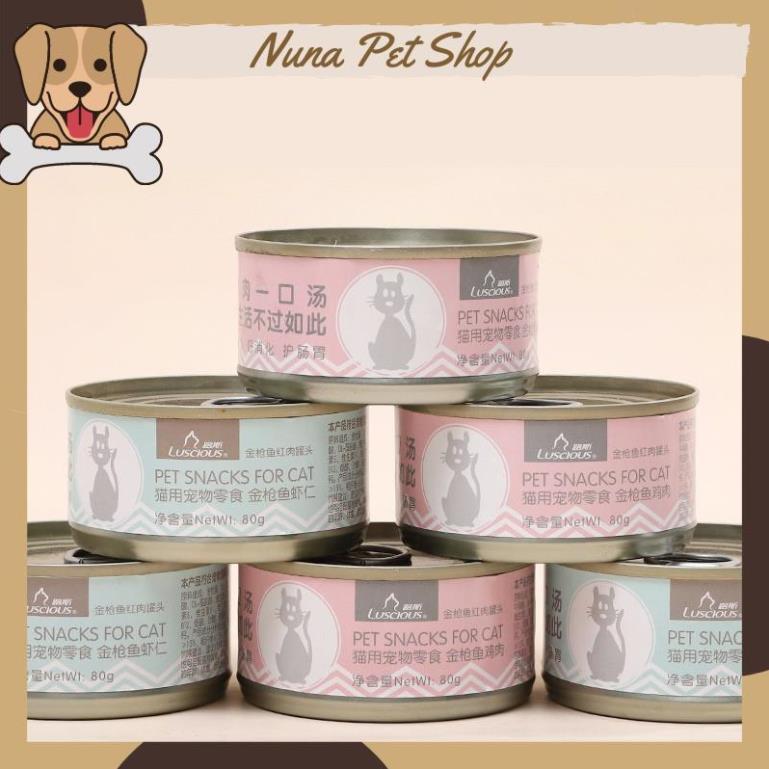 Pate cá ngừ Luscious cho mèo 80gr