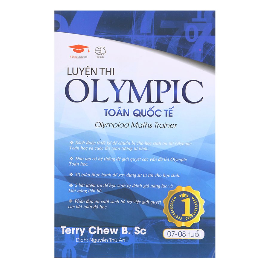 Sách: Luyện Thi Olympic Toán Quốc Tế 1 - Tổng hợp đề thi Toán cho trẻ 7-8 tuổi