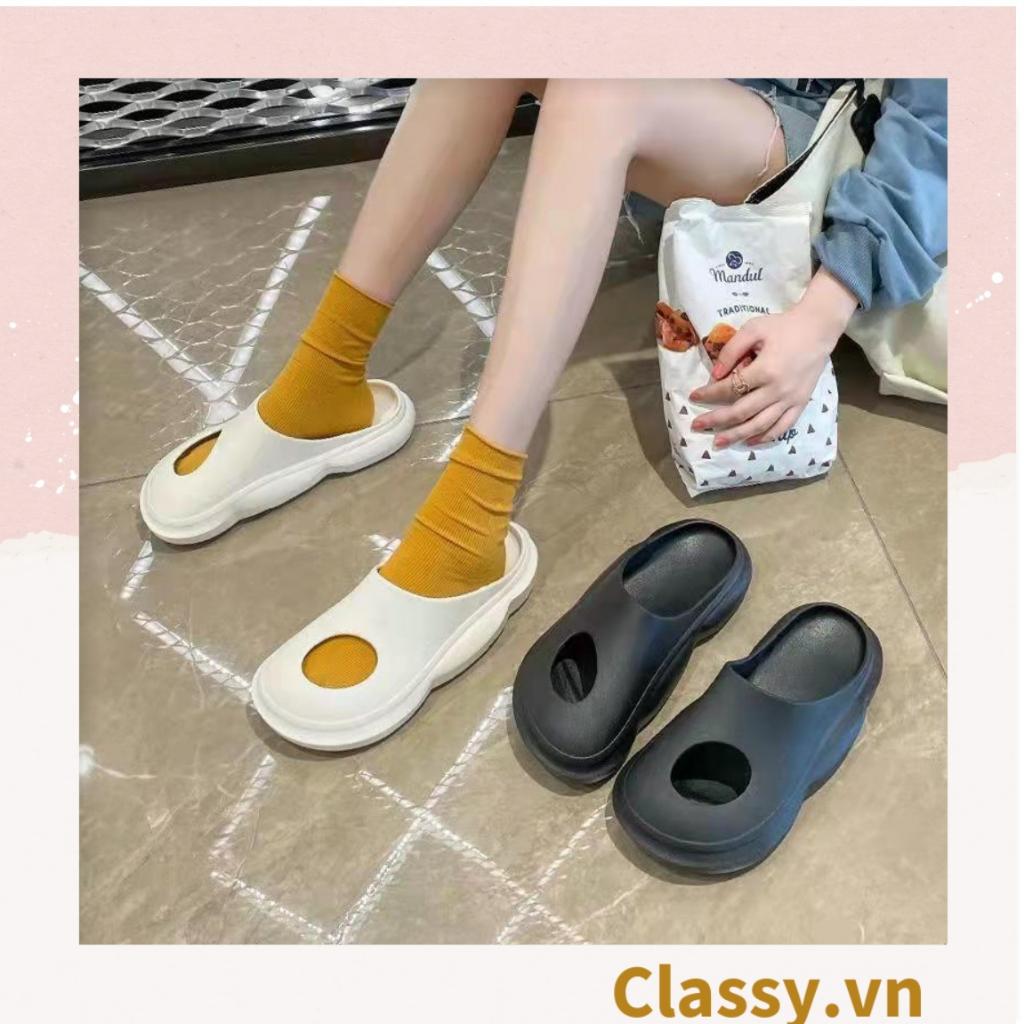 Dép quai ngang đục lỗ đi trong nhà, đi chơi, spa phù hợp cả nam và nữ Classy G1254