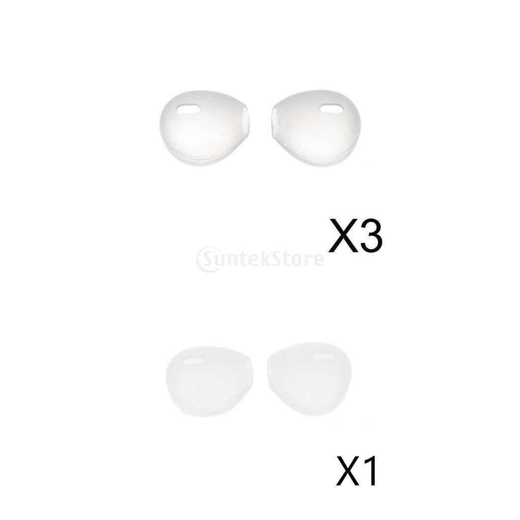 4 Pairs Silicone Earbuds  Caps Compatible for
