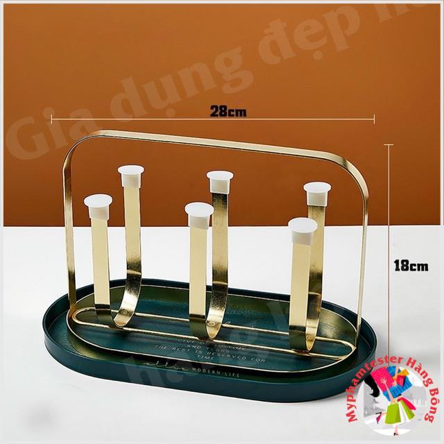 Bộ giá úp cốc bầu dục sang chảnh