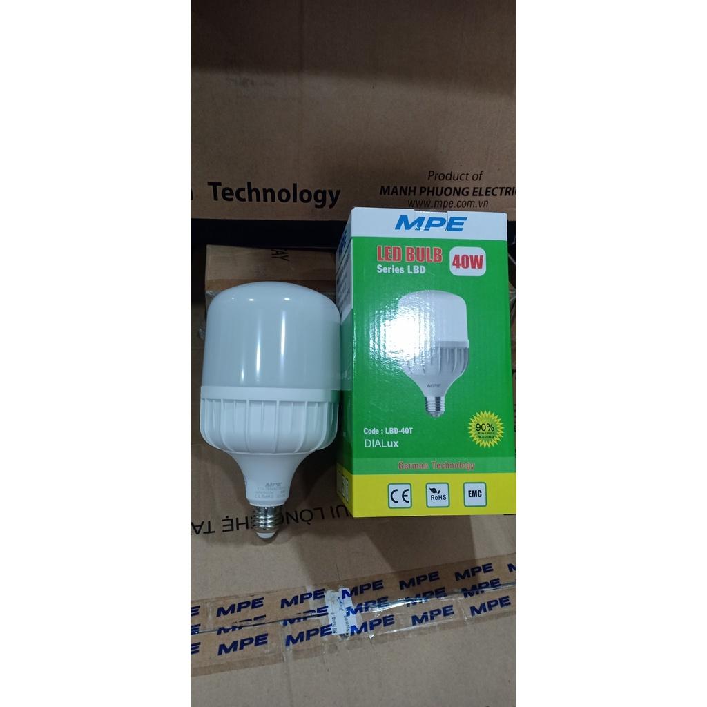 Bóng đèn LED Bulb 40W, LBD-40T , LBD-40V - Thương Hiệu MPE