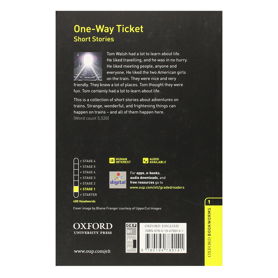 Oxford Bookworms Library (3 Ed.) 1: One-Way Ticket - Short Stories