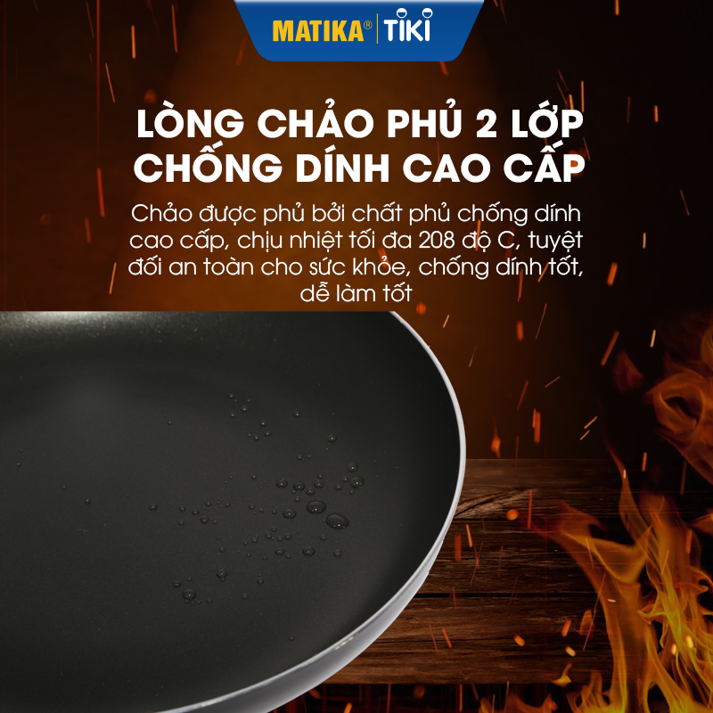 Chảo Chống Dính MATIKA MTK-01-24-26-28-30 - Hàng chính hãng