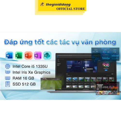 Laptop Asus Vivobook 14 X1404VA i5 1335U/16GB/512GB/Win11 (NK050W) - Hàng Chính Hãng