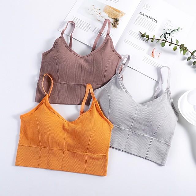 ÁO BRA HAI DÂY, ÁO TẬP GYM, TẬP YOGA CÓ ĐỆM NGỰC SEXY MÃ 656