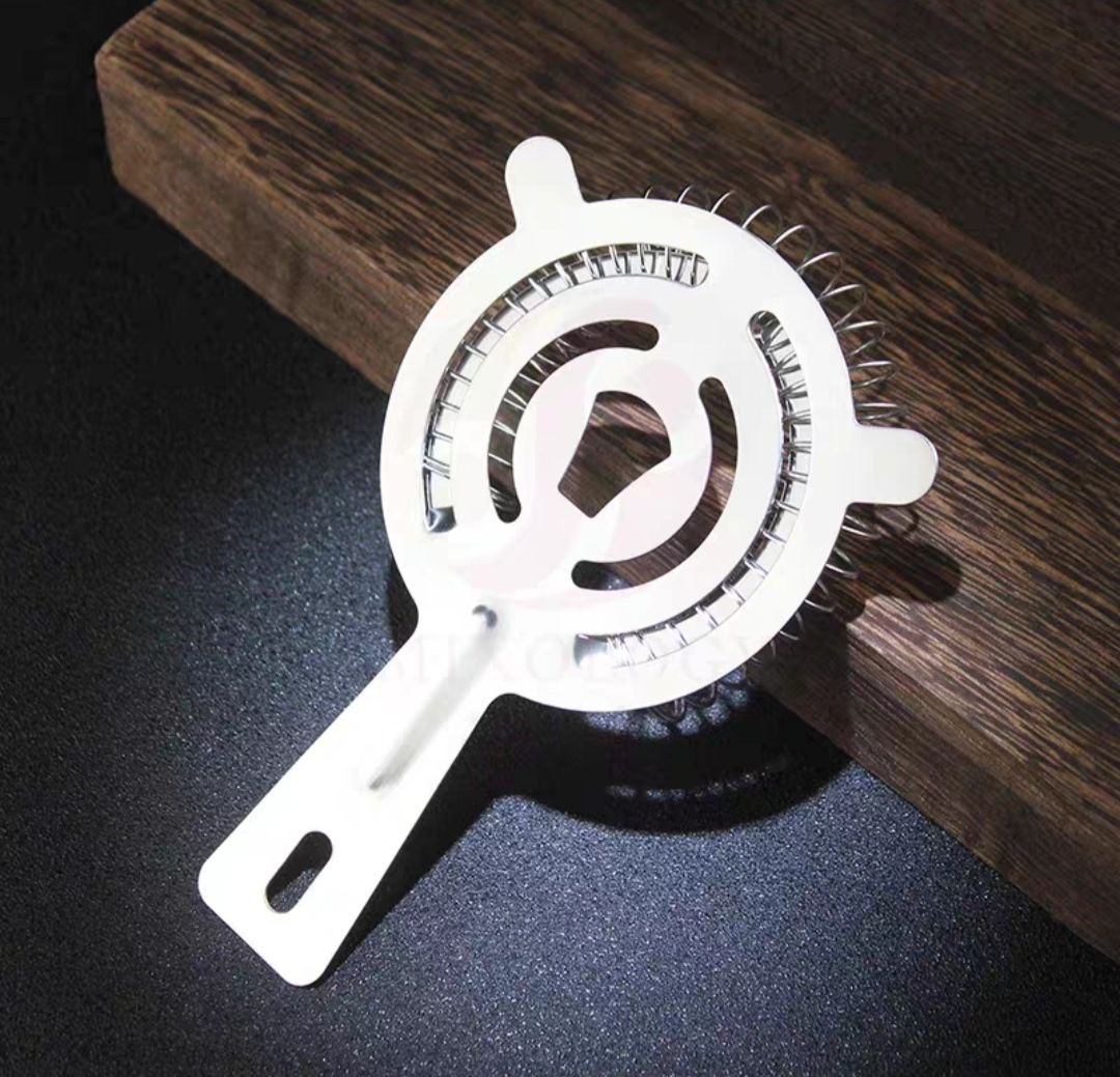 Dụng cụ chặn đá inox dáng tai mèo - Cocktail Strainer