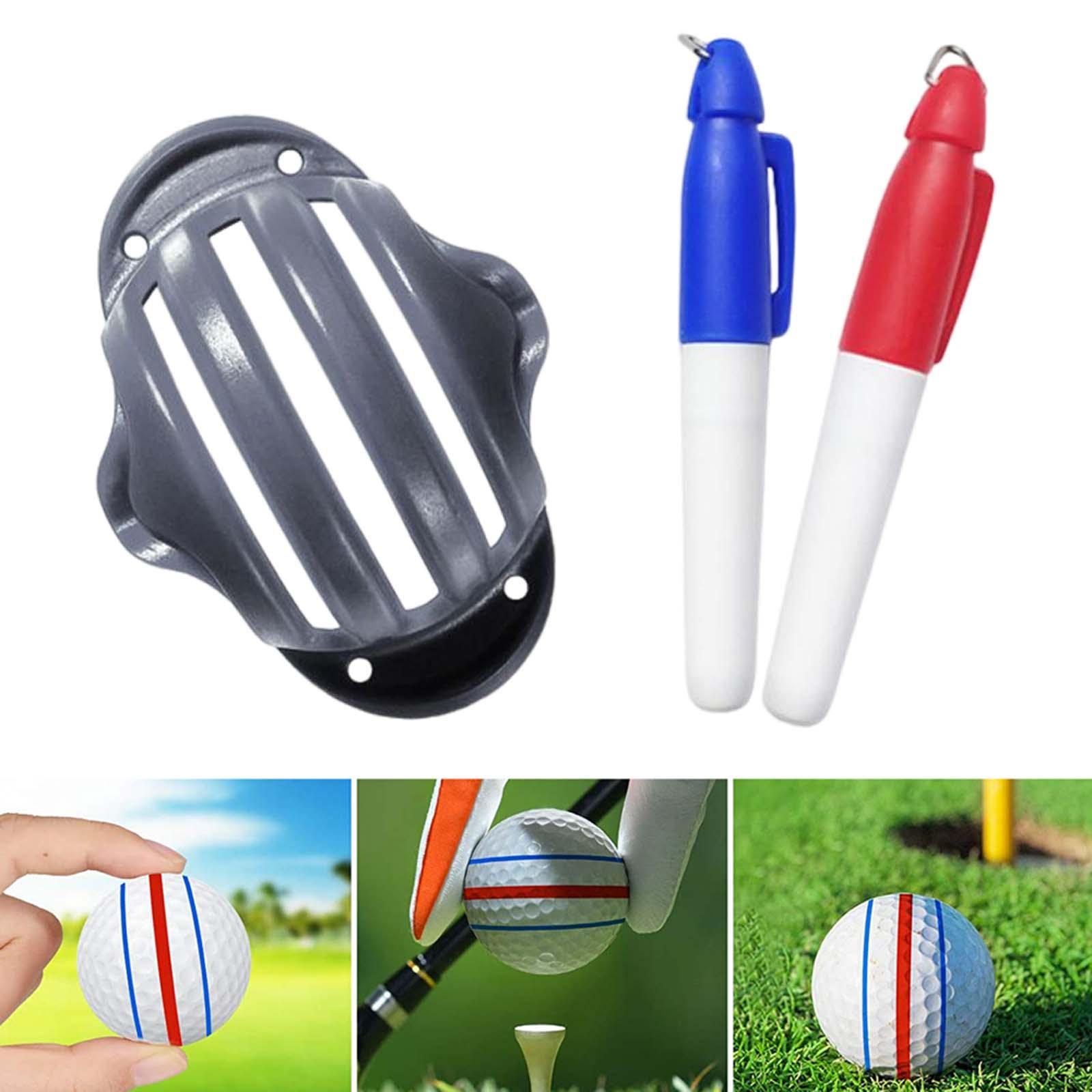 Golf Ball Alignment Tool Set, Liner Drawing Marking Drawing Stencil