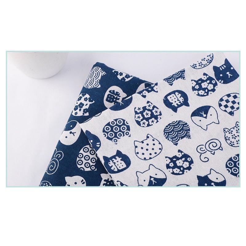 Vải Canvas Vải Bố Làm Túi Vải, Khăn Trải Bàn, Decor Không Gian Nhà, May Rèm Cửa Sổ Nhiều Họa Tiết