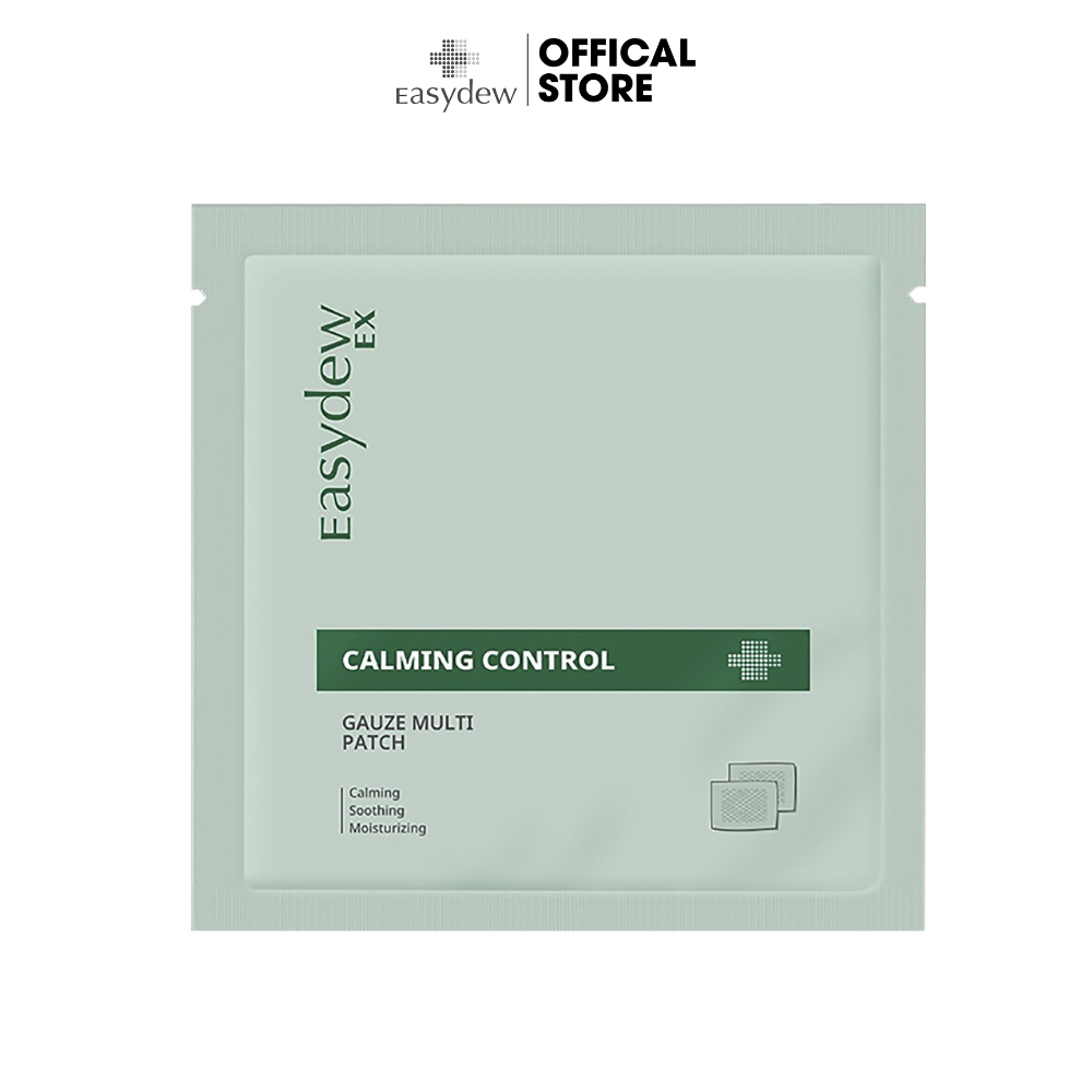 Miếng Dán Cấp Ẩm Làm Dịu Cho Làn Da Nhạy Cảm Da Khô Easydew Ex Calming Control Gauze Multi Patch