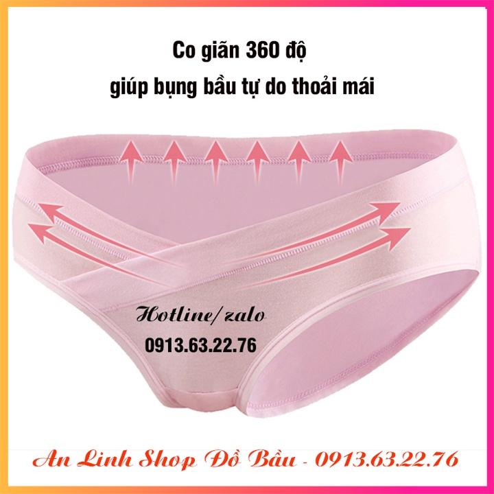 Quần Lót Cotton Co Giãn Thoải Mái Dành Cho Mẹ Bầu